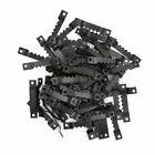 100Sets Sawtooth Picture Frame Hangers Oil Hanging Wall Hooks + Screws Black AU
