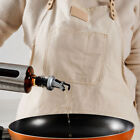 Glass Oil Dispenser Spout Olive Vinegar Pourer Stainless Steel Kitchen Bottle