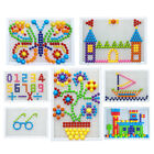 Mushroom Nails Puzzle Pegboard Jigsaw Creative DIY Peg 3D Kids Educational Toys