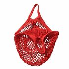 6PCS Mesh Net Turtle Bag String Shopping Bag Reusable Fruit Storage Handbag Tote