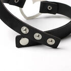 5x Punk Gothic Leather Love Heart Choker Collar Buckle Necklace Teens Stunning