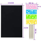 Scratch Paper Creative Art Rainbow Painting DIY Sketch bamboo pen kids Crafts