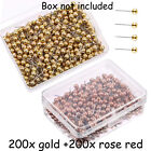 800Pcs Map Push Pins Map Tacks Round Head Tacks Steel Points Assorted Colour AUS