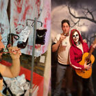 Reusable IV Blood Bags Halloween Haunted House Energy Drink Container AU