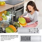 New Clean Dirty Dishwasher Magnet Sign Easy Read Non-Scratch Magnetic Indicator