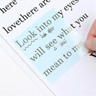 UP 600 Sheets Transparent PET Memo Sticky Note Daily To Do Stationery Waterproof