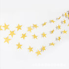 4M Gold Paper Star Hanging String Garland Party Wedding Birthday Decor AUS