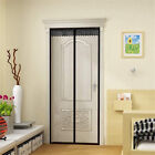 1X Magic Magnetic Door Mesh Net Black Fly Screen Mosquito Bug Curtain Hands Free