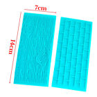 6/12Pcs Cake Mold Fondant Baking Tree Bark Brick Wall Bakeware Decor Mould Set