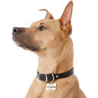 Bone Pet ID Tag Dog Puppy Name Tags Personalised Laser Engraved Etched Aluminium