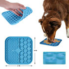 Silicone Dog Pet Lick Mat Pad Boredom Buster Slow Feeder Bath Grooming Helper AU
