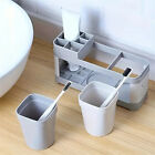 Multifunctional Toothbrush Holder Handfree Automatic Toothpaste Dispenser Set AU