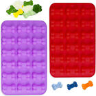 3PCS Silicone Puppy Dog Bone Baking Molds Ice Chocolate Biscuit Cookie Cake Mold