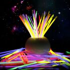 100-1000 Mixed Colour Glow Sticks Bracelets Party Glow In the Dark Glowsticks AU