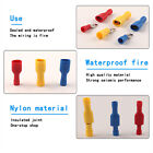 100X Insulated Electrical Wire Spade Splice Connectors Cable Crimp Terminals Kit