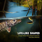 10Pcs Soft Fishing Lures Fake Bait Bionic Fishing Lure Saltwater & Freshwater AU