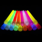 50X Glow Sticks 6 Inches Hook Glowsticks Lanyard Poi Party Glow in the dark Deco