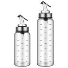 2pcs 300/+450ml Olive Oil Vinegar Dispenser Pourer Glass Bottle Kitchen Tools