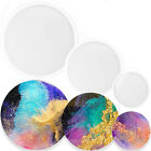 Resin Casting Mold Silicone Jewelry Agate Making Mould Tool Craft Round Coaster