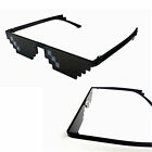 2PCS Chic MEME Deal IT Thug Life Attitude Stylish Glasses 8 Bit Pixel Sunglasses