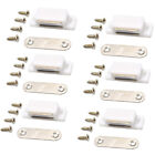 3-10 sets Magnetic Cabinet Cupboard Door Fastener Latch Catch Lock Magnet Plate