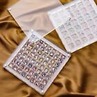 Acrylic Magnetic Seashell Display Box, 36/64/100Grids Seashell Display Organizer