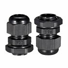 20Pcs Waterproof White Nylon Cable Gland Kit IP68 Joints Adjustable Locknut Tool