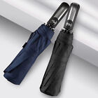 10Ribs Automatic Windproof Umbrella Auto Open Close Compact Folding Anti Rain