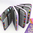 Large 168 Slot Pencil Case Foldable Storage Organizer Pen Makeup Bag Capacity