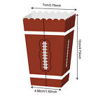 24pcs Football Party Popcorn Cookie Boxes Touchdown Celebration Dessert Supplies