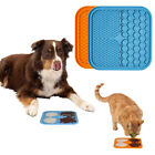 Silicone Dog Pet Lick Mat Pad Boredom Buster Slow Feeder Bath Grooming Helper AU