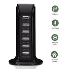 6Ports Charging Station USB Desktop Charger Rapid Tower Power Adapter Wall HUB