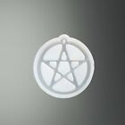 Silicone Pentagram Silicone Pendant Mould Pentacle Jewellery Resin Epoxy Casting