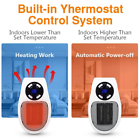 Portable Heater Electric Heater Plug In Wall Room Heater Home Appliance Heating