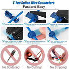 60pcs T-Tap Electrical Wire Crimp Terminals Quick Splice Cable Connectors Kit AU