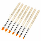 Nail Drawing Pen,Nail Art Pen Brush Acrylic Round Flat Painting Drawing Tools