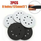 2PCS 8-Hole Soft Sponge Interface Pad for Sanding Pads and Hook 5 Inch(125MM) AU