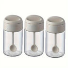 Retractable Spoon Seasoning Bottle, Spoon Lid Integrated Seasoning Jar