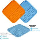 Silicone Dog Pet Lick Mat Pad Boredom Buster Slow Feeder Bath Grooming Helper AU