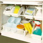 4X Spring Loaded Extendable Telescopic Nets Voile Tension Curtain Rail Pole Rod