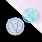 Silicone Pentagram Silicone Pendant Mould Pentacle Jewellery Resin Epoxy Casting