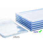20Pcs Clear Silicone ID Badge Holder Name Tag Vertical ID Card Holders Level New