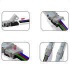 LED Strip Connector – 10mm RGB 4-Pin Solderless Snap Clip