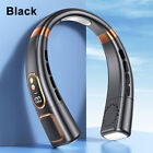 8000mAh Hanging Cooler with LED Lights Neck Fan Cooling Neckband Digital Display