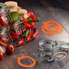 36 Pack Silicone Replacement Gasket Airtight Rubber Seals Ring for Jar Lids AU