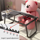 Small Bedside Table Multifunctional Foldable Desk Portable Folding Bedside Tray