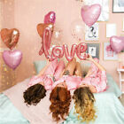 5pcs Jumbo Love Pink Foil Balloon Wedding Script Handwriting Home Decorations