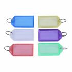 20pcs Key Tag with Key Ring Luggage Tag ID Label Travel Suitcase Identity Card