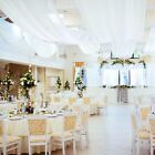 3Mx1.5M White Organza Table Runner Chair Sash Wedding Party Fabric Decoration AU