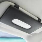 1PC Car Tissue Box Visor Napkin Holder Paper Towel Sun Visor Napkin Holder Black